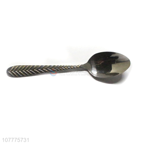 Fashion Gold-Plated Dinner Spoon Cheap Spoon Wholesale