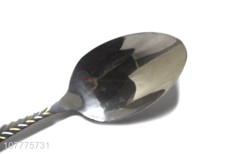 Fashion Gold-Plated Dinner Spoon Cheap Spoon Wholesale