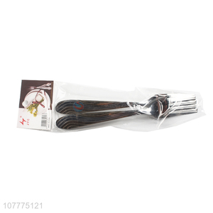 Low Price Gold-Plated Stainless Steel Dinner Fork