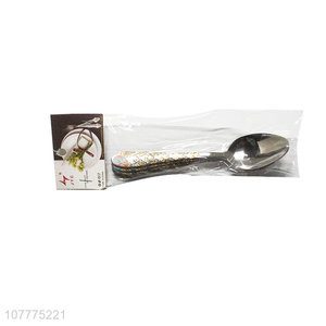 Fashion Gold-Plated Tea Spoon Stainless Steel Spoon