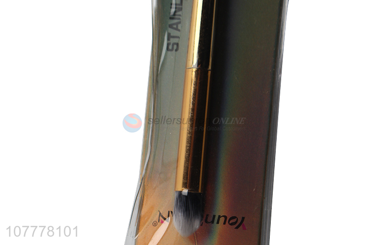 High quality makeup tool brush electroplating eye shadow brush