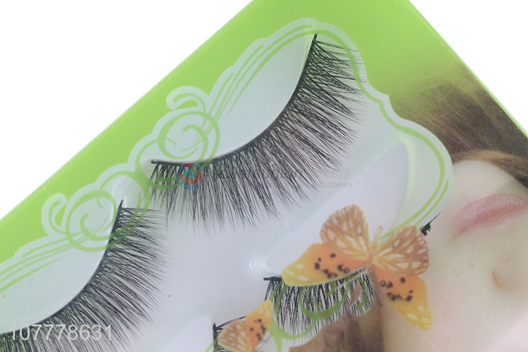 High quality fashion soft 5D fake eyelash handmade thick false eyelash