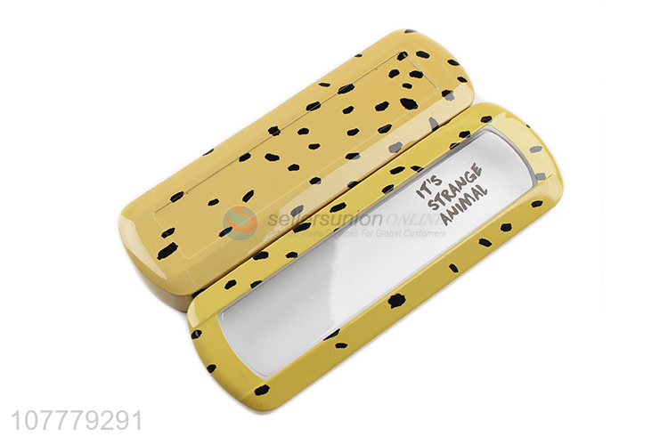 Fashion Animal Pattern Pencil Box Tinplate Pencil Case