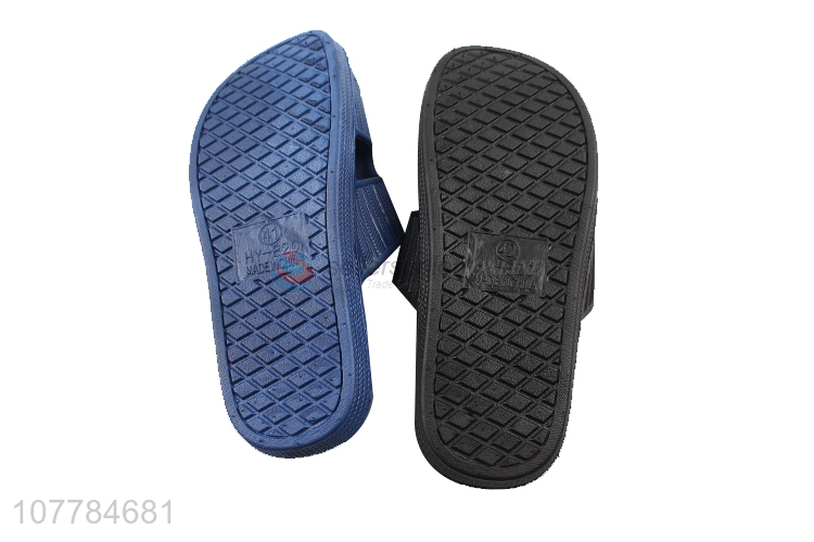 Factory supply simple design daily use slippers for man