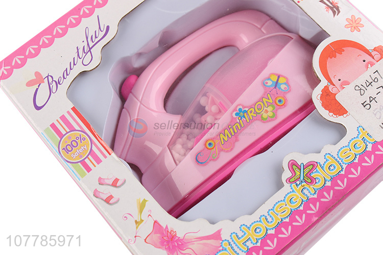 Wholesale children pretend play toy household electric iron toy