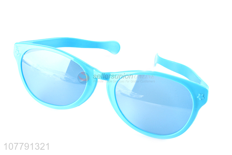 Wholesale blue plastic glasses children toy glasses
