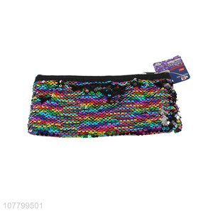 Good Sale Colorful Sequins Pencil <em>Bag</em> Girls Pencil Cases <em>Pen</em> <em>Bag</em>