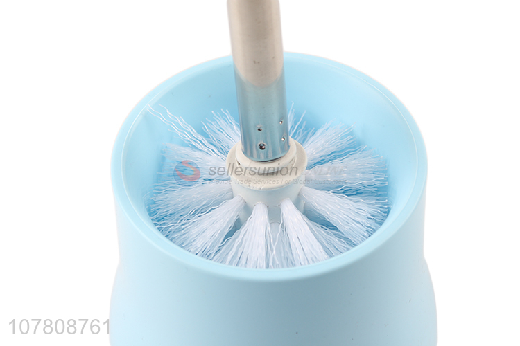 Best selling bathroom plastic toilet brush with holder