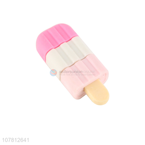 Most popular popsicle shaped eraser cute cartoon erasers