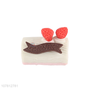 Most popular cake shaped eraser kindergarten children gifts