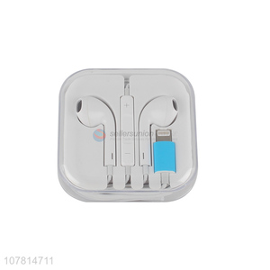 High quality white boxed apple earphone music bass earphone