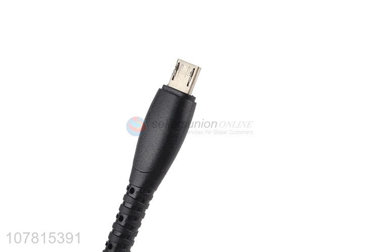 Wholesale Android data cable braided single head USB charging cable