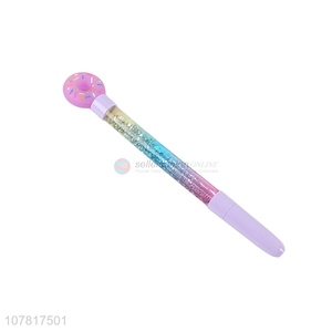 Good selling colourful quicksand gel pen for kids