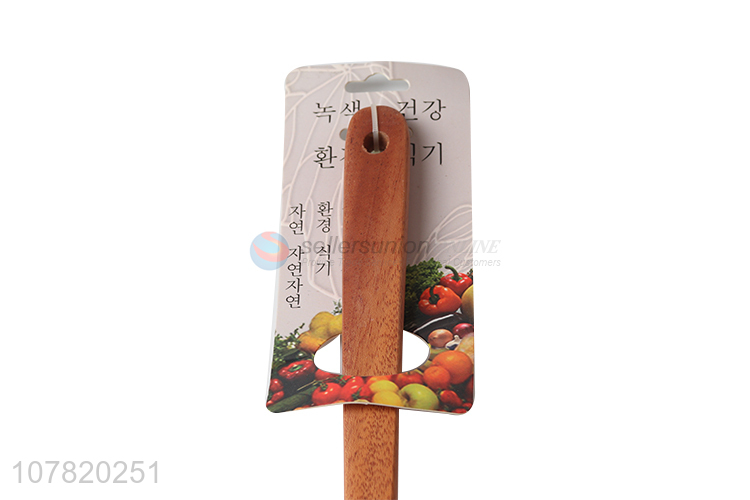 China factory kitchen gadgets wooden spaghetti spatula noodle spoon