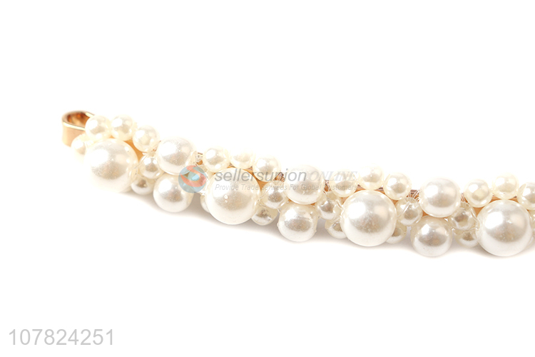 Hot selling pearl hairpin temperament hairpin for ladies