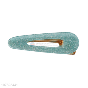 New style blue duckbill clip small fresh temperament hairpin