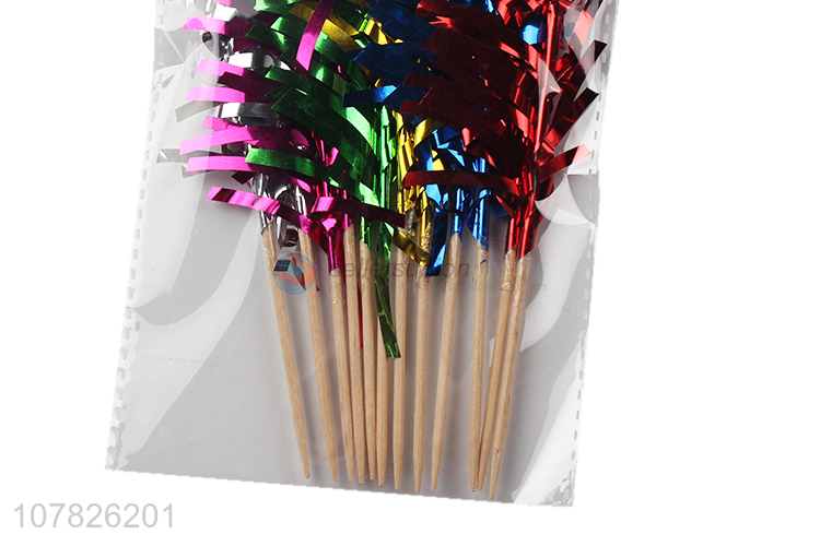Cheap price 10cm colourful fireworks wooden stick