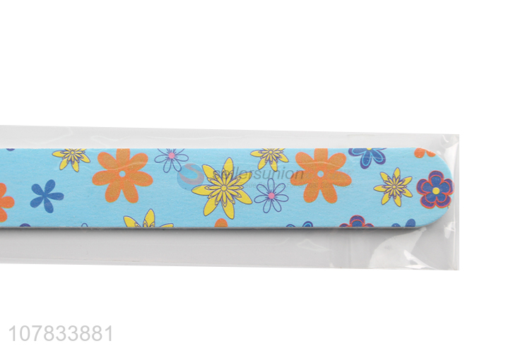 Fashion Flower Pattern Emery Board Popular Nail File