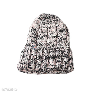 Latest arrival adult winter beanie men women outdoor thick knitted cap