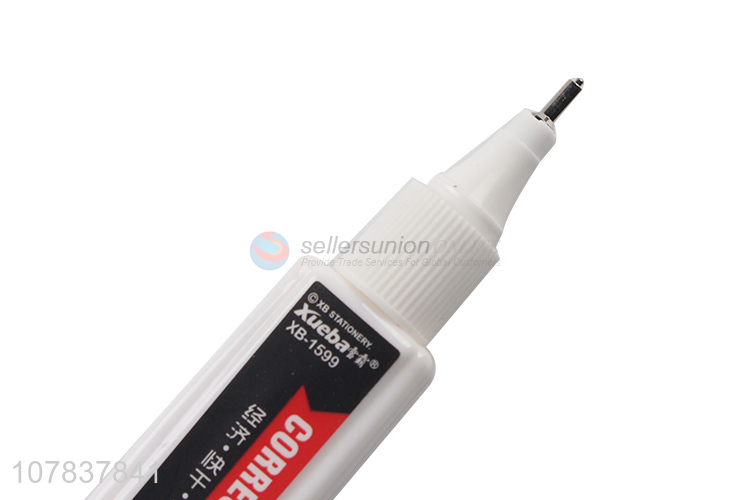 China wholesale white correction fluid pen for stationery