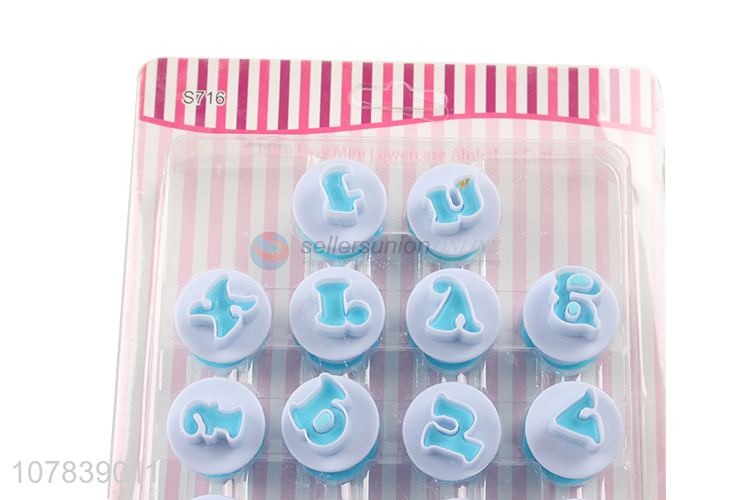 Alphabet Cake Embossing Cutter Cake Decorating Imprinted Mold