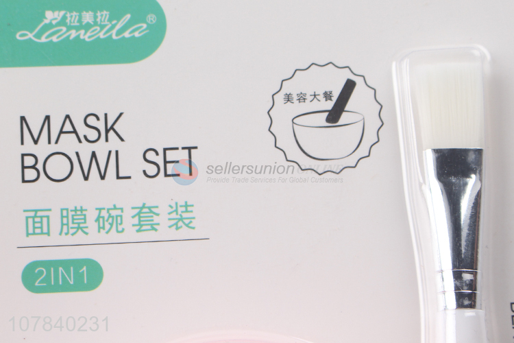 Factory direct sale pink mask bowl set daily beauty tools