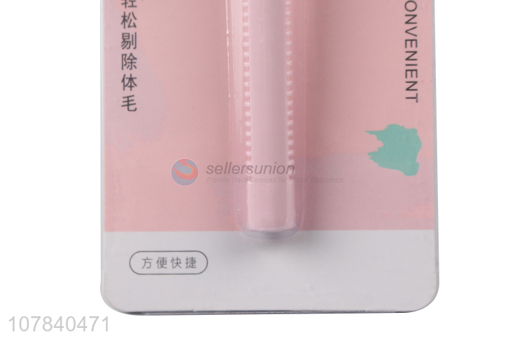 New arrival pink T-shaped razor armpit hair shaving knife for ladies