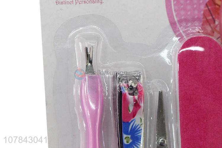 Hot sale beauty tool set nail clipper nail file cuticle pusher