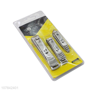 Wholesale 3 pieces different sizes stainless steel nail cutter set
