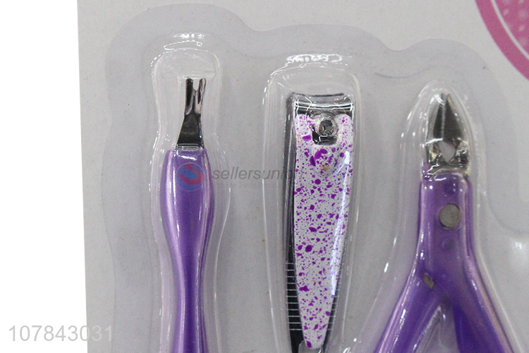 China wholesale pedicure tools stainless steel nail cutter set