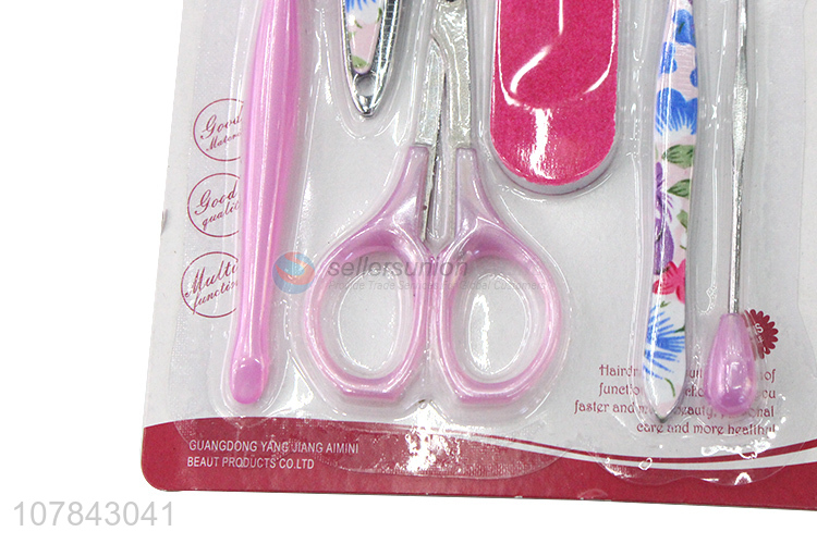 Hot sale beauty tool set nail clipper nail file cuticle pusher