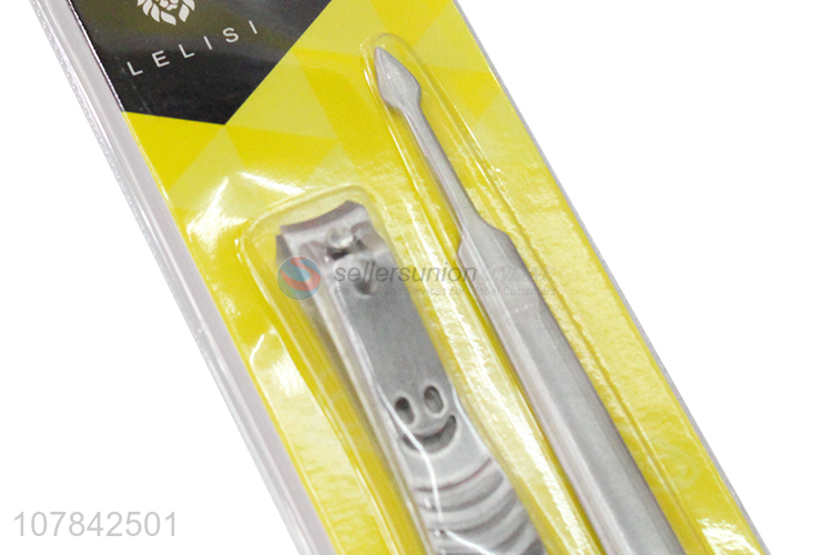 Promotional items stainless steel nail nipper with cuticle cutter