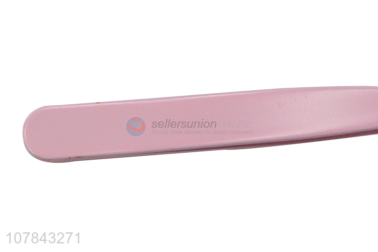 Customized colorful stainless steel eyebrow tweezers eyelash extension