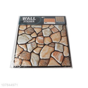 Popular product stone 3d decorative wall tile stickers