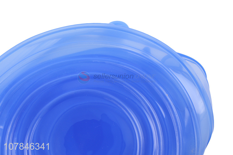 New arrival blue soft silicone fresh-keeping cover