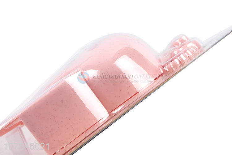 Good wholesale price pink cartoon puppy toothbrush holder