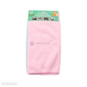 Hot selling multicolor absorbent towel household cleaning rag