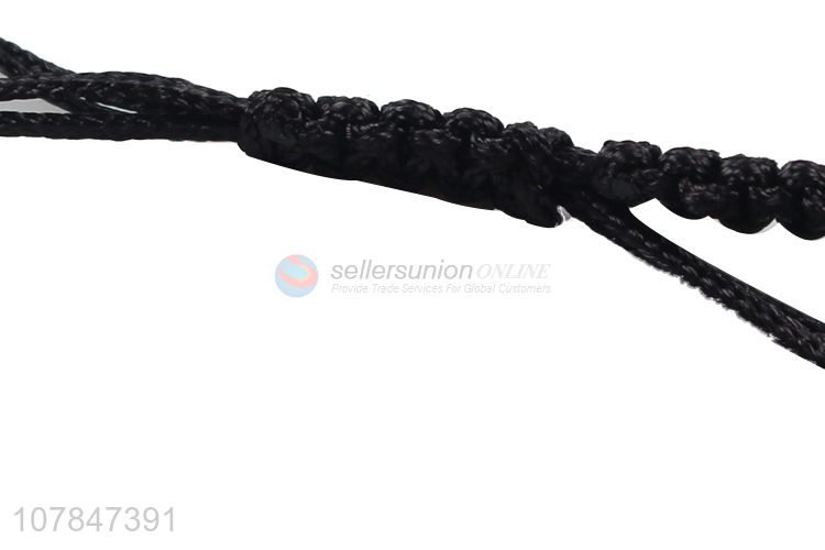 Top quality black hand strip letter bracelet for sale