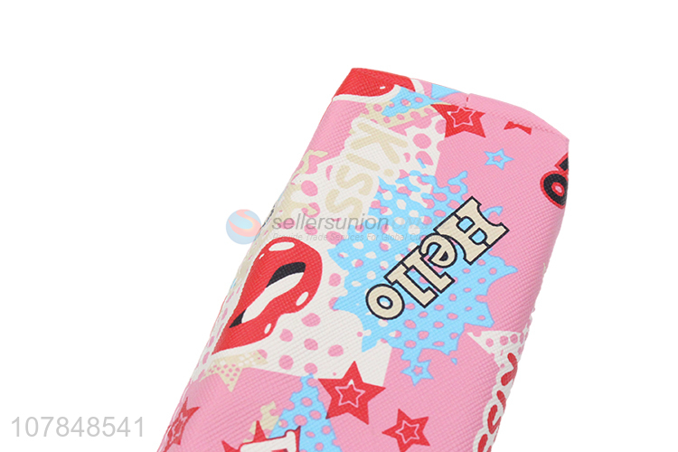 China factory fashion design pvc pencil case wholesale