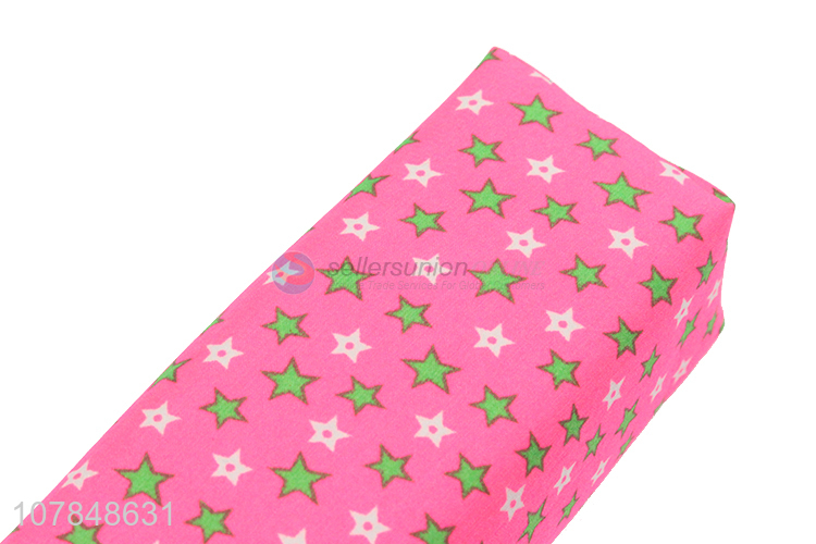 Best selling star pattern multicolor school pencil case for gifts