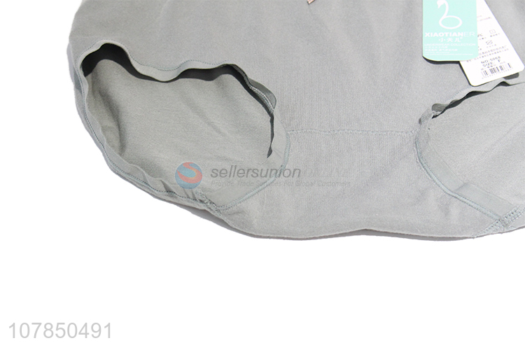 Good price wholesale grey seamless panties for women