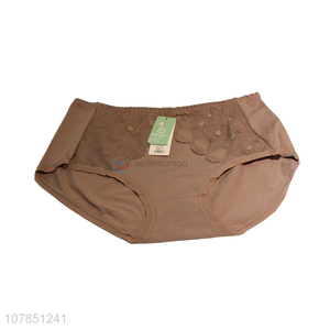 New design khaki seamless panties breathable for ladies briefs