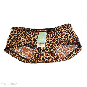 Good wholesale price leopard print seamless panties for ladies