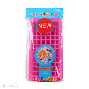 New design pink ice tray refrigerator ice making mold