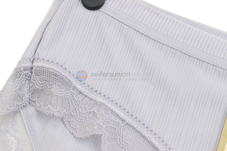 Top products light purple lady soft underwear panties wholesale