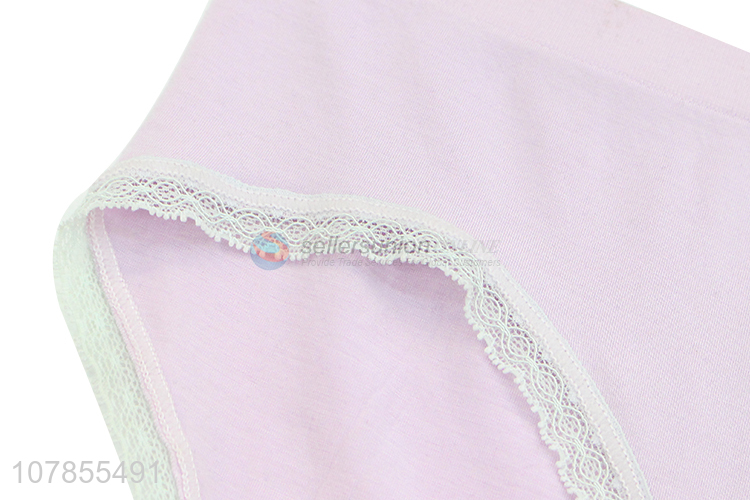 New product modal cotton purple lady underwear panties wholesale