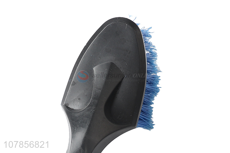 High quality wholesale long bristle car wheel/tyre cleaning brush