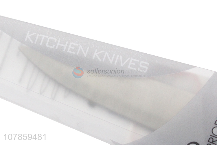 Good wholesale price silver stainless steel paring knife with wodden handle