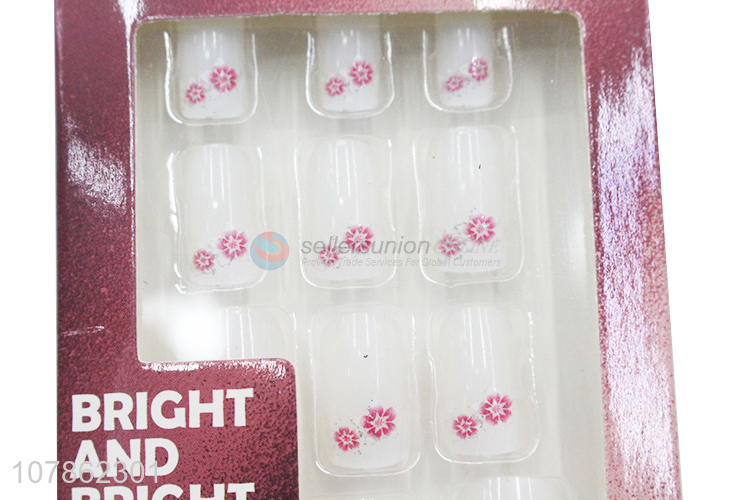 Simple Style Nail Art Fake Nails False Nail Tips Set