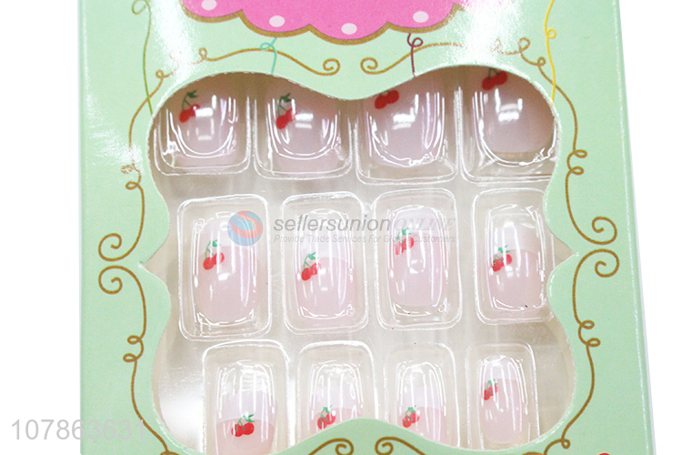 Newest Full Cover Fake Nail Tips Fake Nails For Little Girls